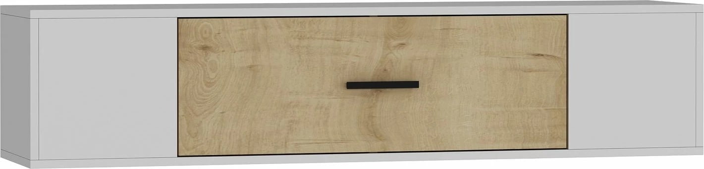 Komodë TV Skye Decor, e bardhë, lisi sapphire