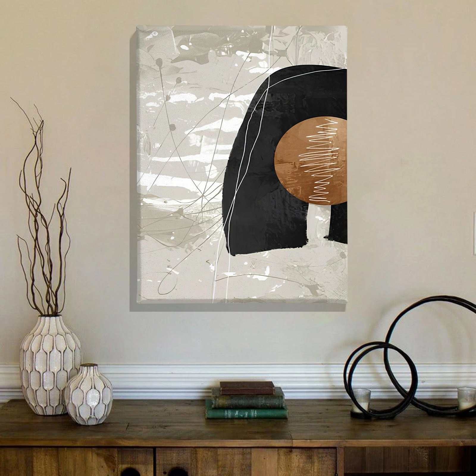 Pikturë dekorative në kanavacë, shumëngjyrëshe, Wallity, ASR_CNV25-46, 50x70cm