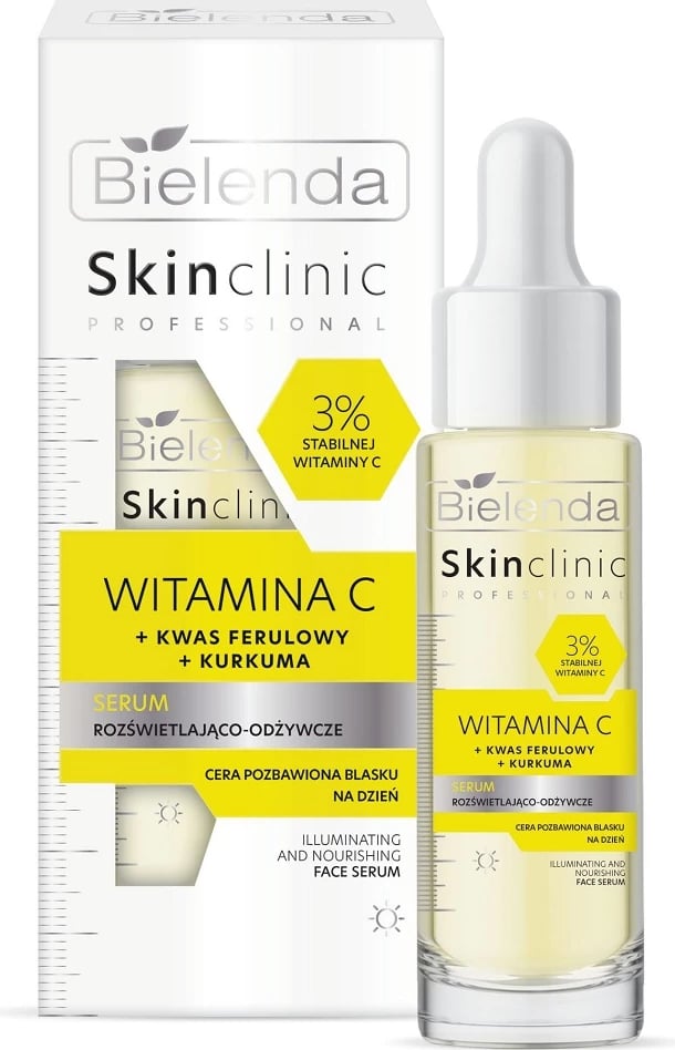 Serum për fytyrë Bielenda Skin Clinic Professional Vitamin C Brightening and Nourishing për femra 30ml