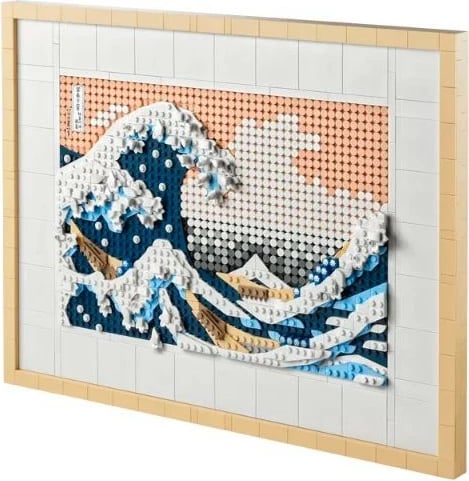 Set ndërtimi LEGO Art 31208 The Great Wave, 1810 pjesë, për të rritur