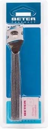 Prerëse për kallo/pedikyr Beter Metal Cutter+10 Sheets R/24019 unisex