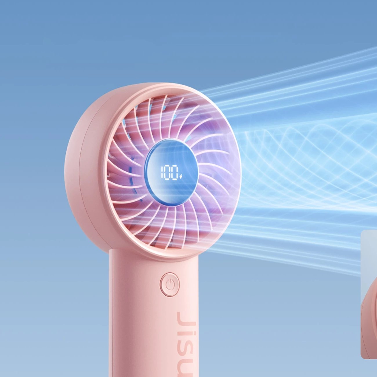 Ventilator dore Jisulife Life4, 5000mAh, USB-C, Rozë