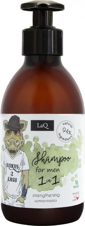 Shampon për meshkuj LaQ Wild 1w1, 300ml Shampon për meshkuj LaQ Wild 1w1, 300ml