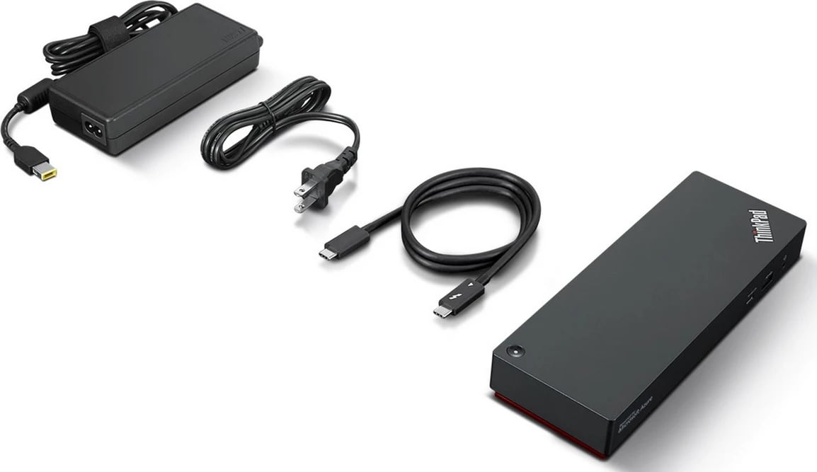Docking station Lenovo 40B10135EU USB-C e zezë