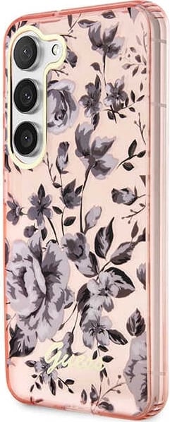 Mbështjellës Guess GUHCS23MHCFWSP për Samsung Galaxy S23+, Flower Collection, Rozë Mbështjellës Guess GUHCS23MHCFWSP për Samsung Galaxy S23+, Flower Collection, Rozë