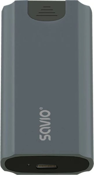 Kasë e jashtme për SSD M.2 NVMe Savio AK-67, USB-C 3.1, Gri
