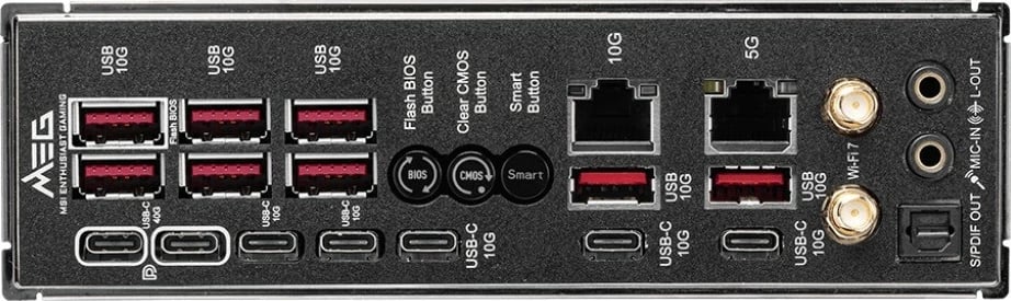 Pllakë amë MSI MEG X870E Godlike AM5 DDR5 E-ATX USB4 Wi‑Fi 7 10G+5G LAN