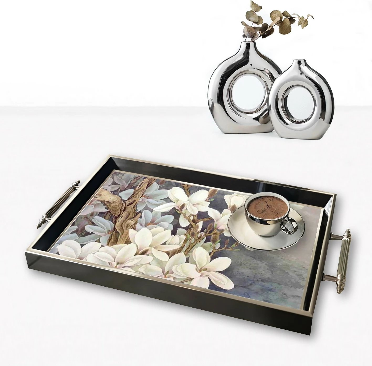 Tabaka qelqi Aberto Design, shumëngjyrëshe, TPG9937, 50x29x3.5cm