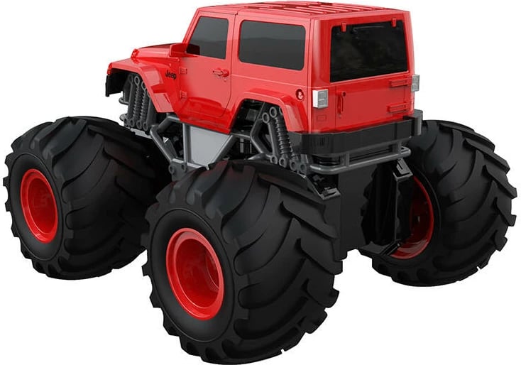 Makine me telekomandë Double Eagle Jeep E342-003, amfib, e kuqe
