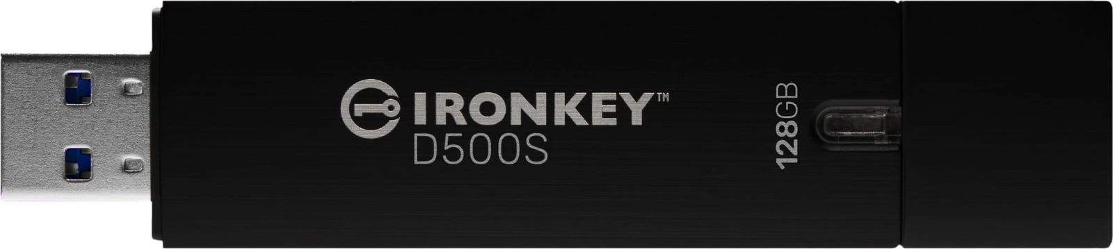 USB Kingston IronKey D500S 128GB, USB 3.2, i zi