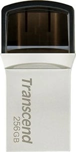 USB stick Transcend JetFlash 256GB, USB 3.1, OTG Type-A & Type-C, argjend