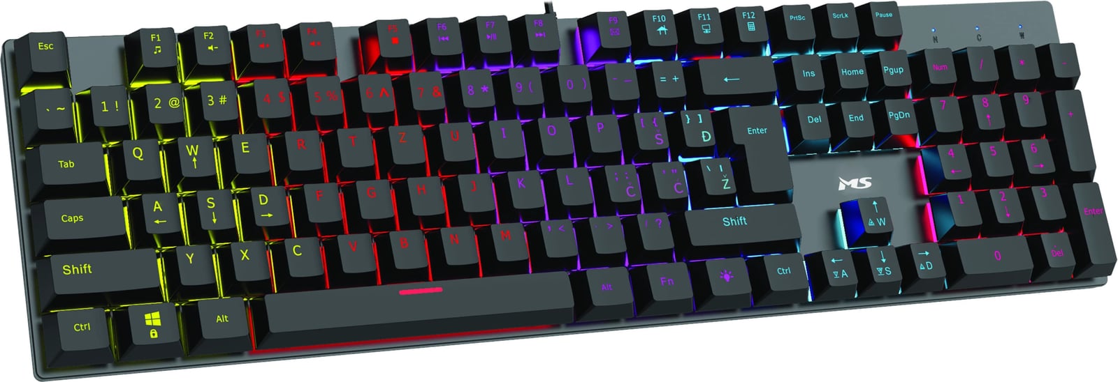 KB MS ELITE C521 BROWN SWTC MECHANICAL KEYBOARD