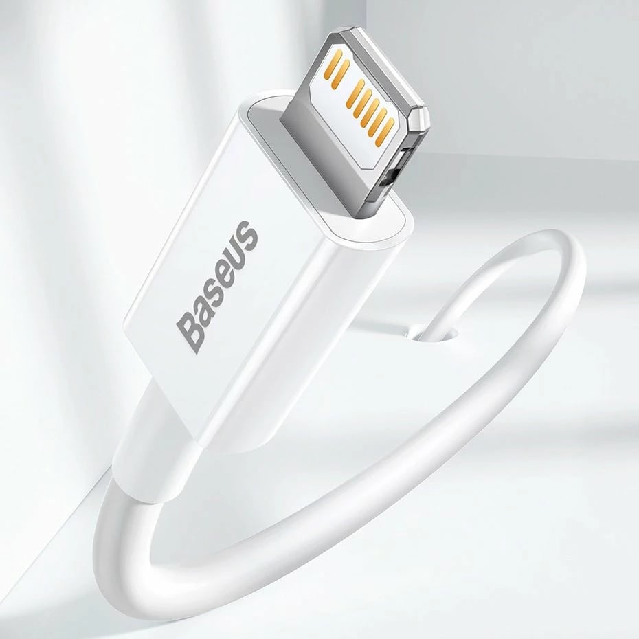 Kabllo Baseus Superior Series CATLYS-A01, USB-C në Lightning, 1m, 20W, e zezë