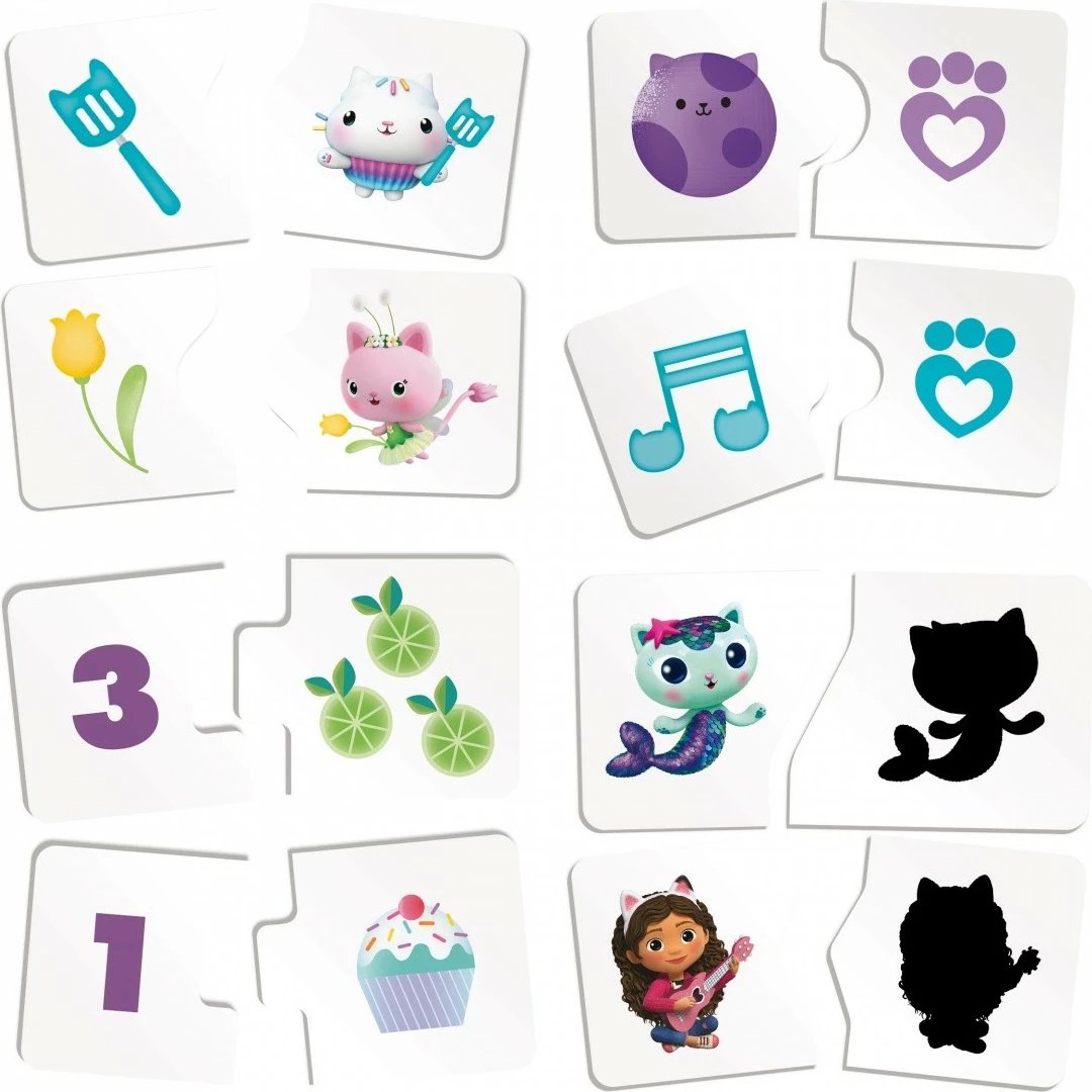 Tavolinë lojërash edukative Lisciani Gabby's Dollhouse, plastikë, për fëmijë 3+