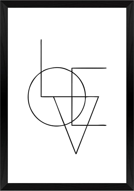 Dekor muri Felora, print digjital, kornizë MDF, 33x1.5x48cm