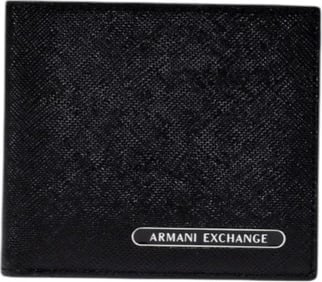 Portofol për meshkuj Armani Exchange, i zi