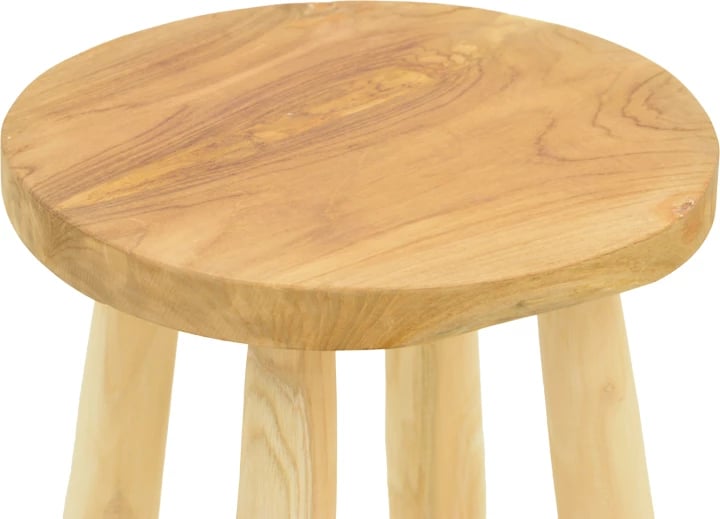 Karrige për bar Nusiwo, dru tik natyral, 35x70cm