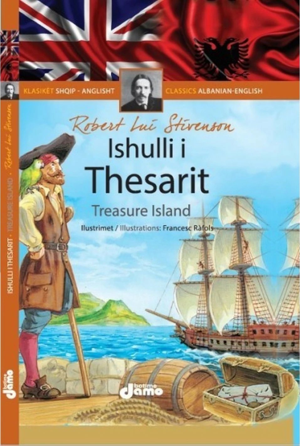 Ishulli I Thesarit  Shqip Anglisht - Robert Stivenson