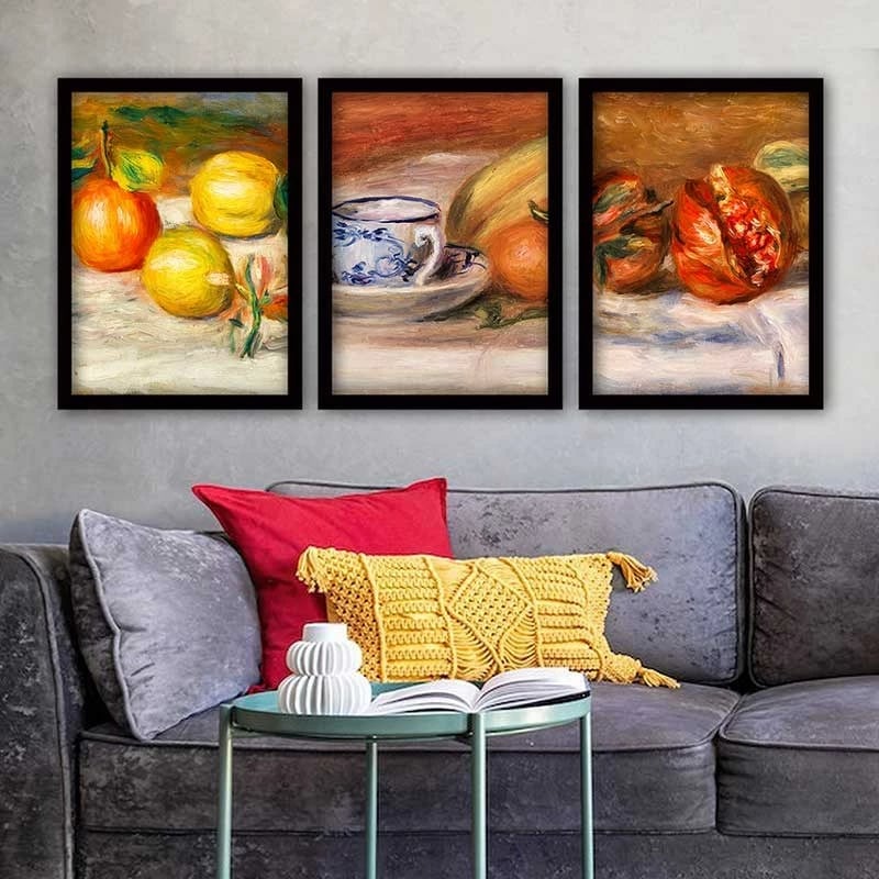 Pikturë dekorative me kornizë (3 pjesë), Wallity, 3SC_UN895114_3545