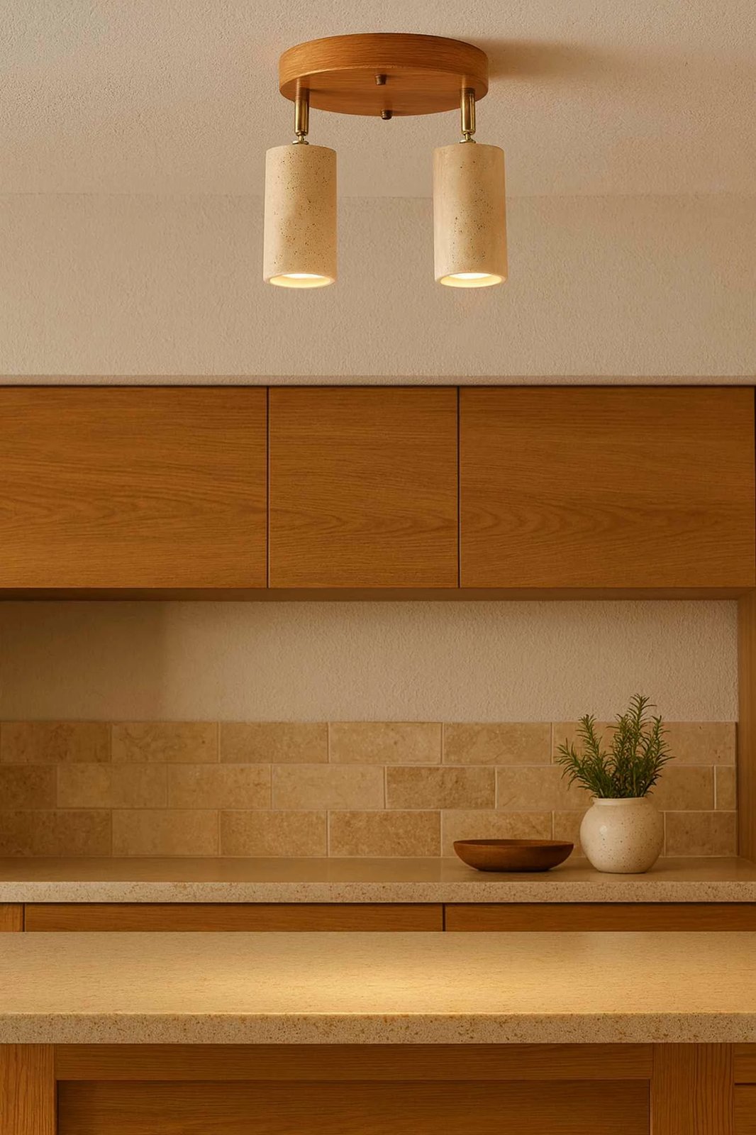 Llambë tavani Opviq, Nur B, ngjyrë lisi