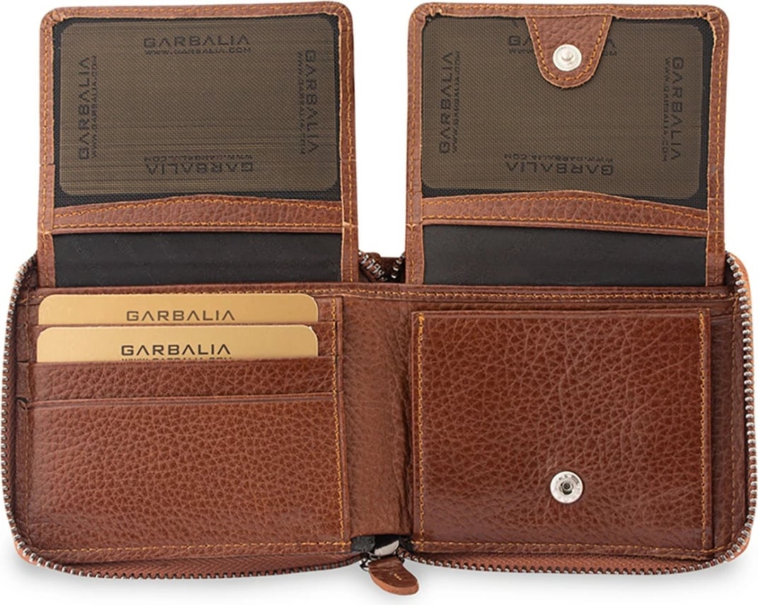 Portofol unisex Zoozie Bags Carole, ngjyrë tan