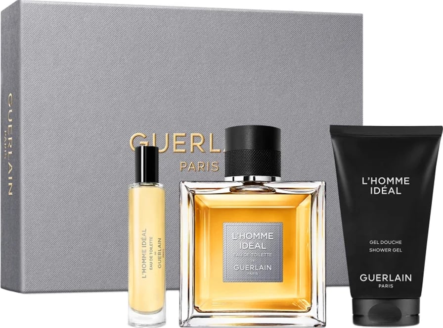 Set dhuratë Eau de Toilette për meshkuj Guerlain L'Homme Ideal 100ml + 10ml + Shower Gel 75ml
