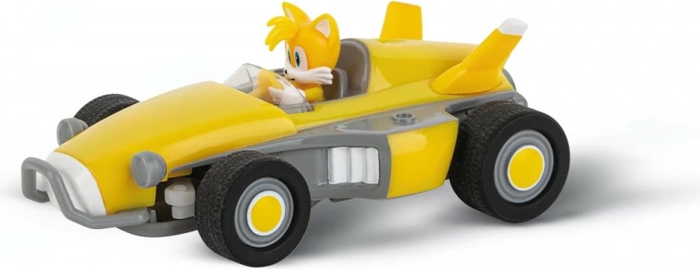 Makine RC Carrera Team Sonic Mini RC Tails 1:43, e verdhë