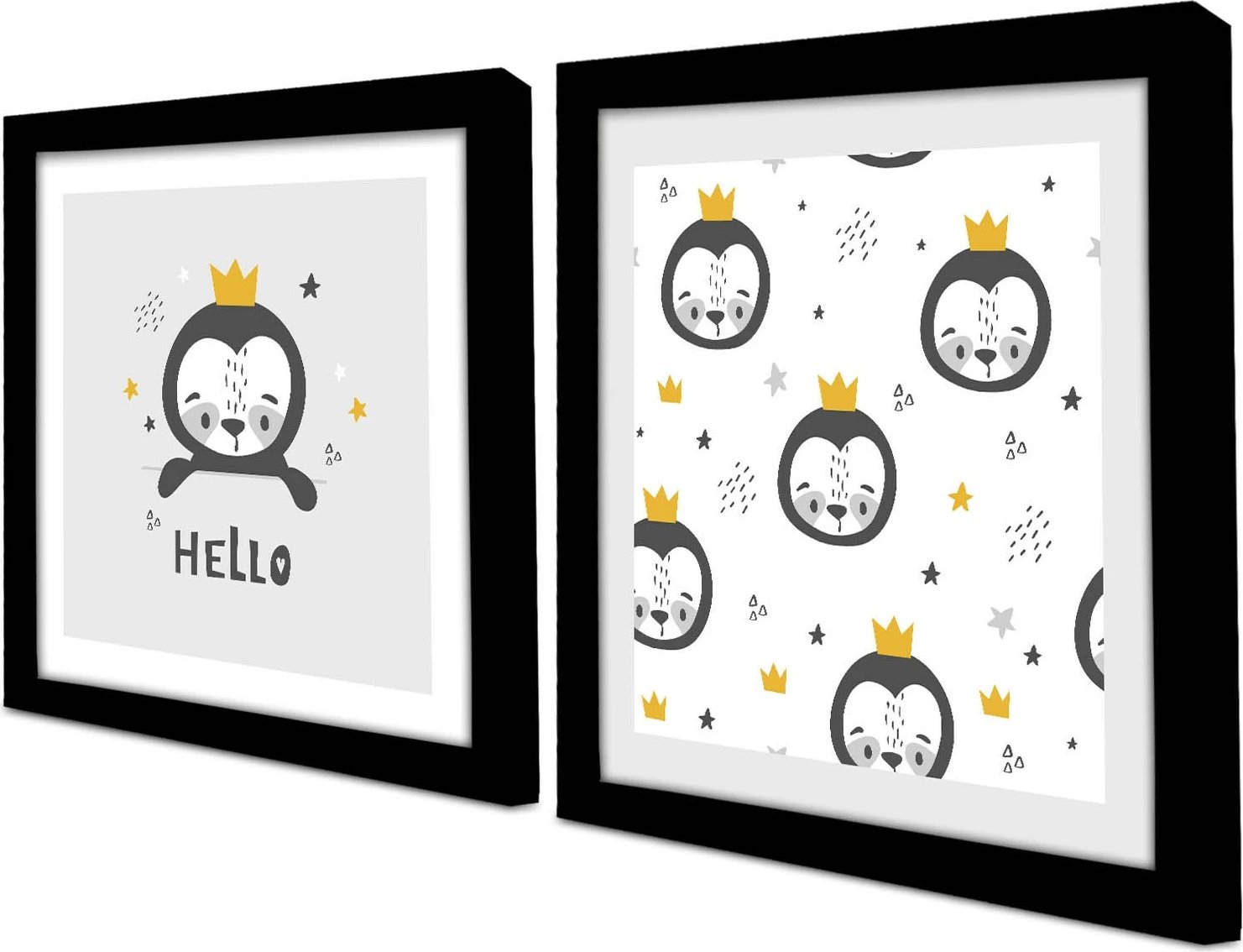 Pikturë dekorative me kornizë MDF (2 copë), Wallity, 2P3333SCT-017