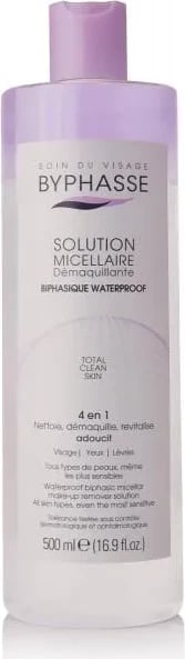 Solucion micelar bifazik për fytyrë BYPHASSE 500ml unisex waterproof