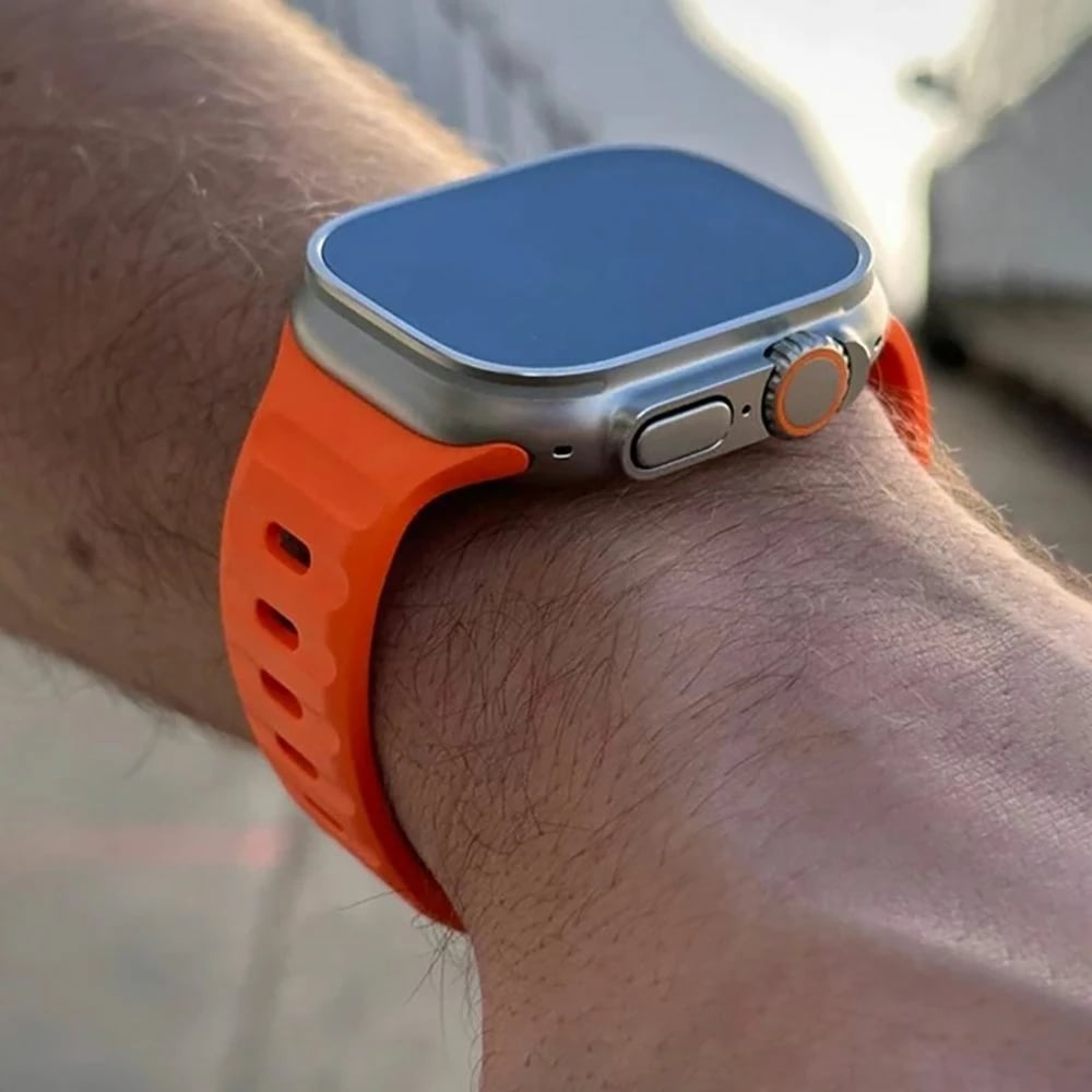 Rrip sportiv për Apple Watch Tech-Protect IconBand Line, portokalli