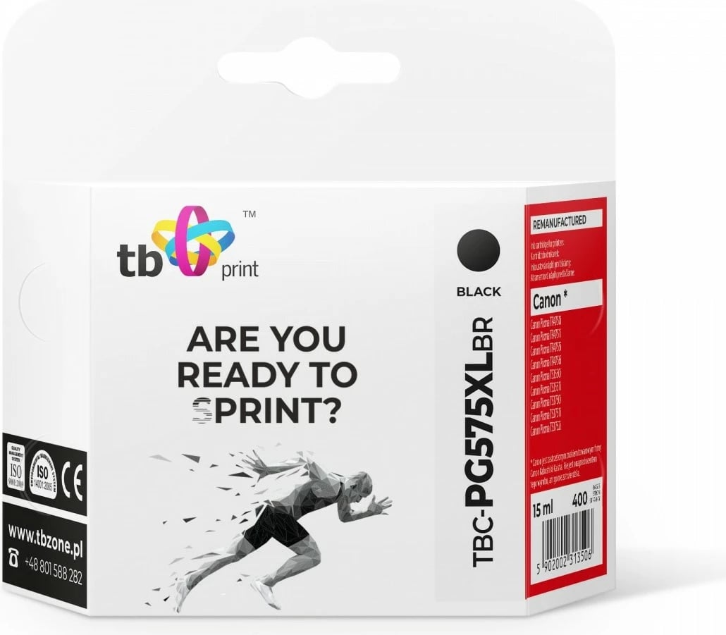 Toner TB Print TBC-PG575XLBR për Canon Pixma TS3550i, i zi