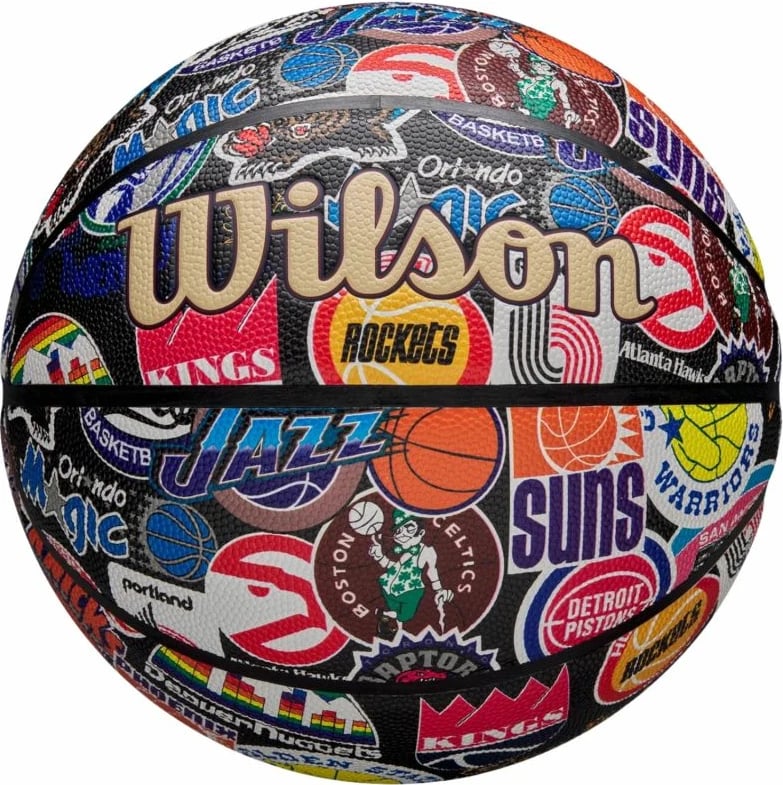 Top basketbolli Wilson, shumëngjyrësh