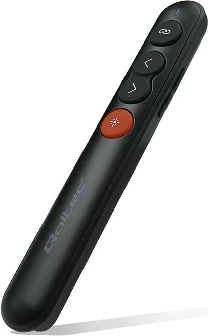 Prezenter Qoltec 50631 me laser, USB 3.0, 2.4GHz, i zi