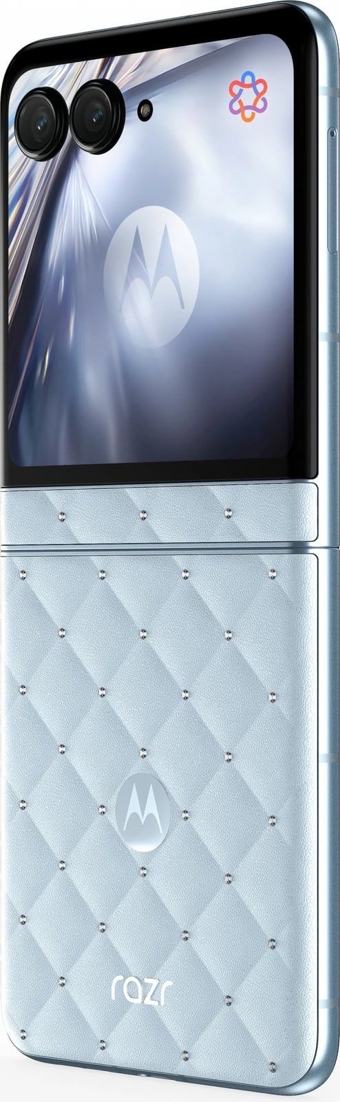 Celular Motorola razr60 + kufje Buds Loop, Swarovski Edition, blu Celular Motorola razr60 + kufje Buds Loop, Swarovski Edition, blu