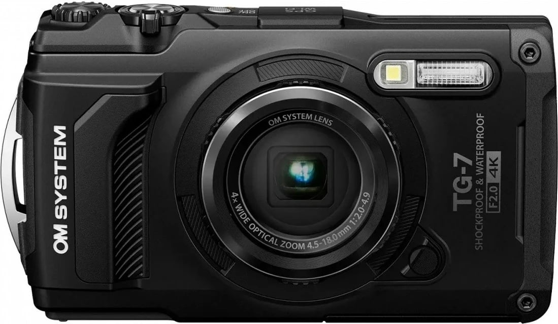 Kamerë kompakte Olympus TG-7, 12 MP, 4x zoom optik, 4K, e zezë Kamerë kompakte Olympus TG-7, 12 MP, 4x zoom optik, 4K, e zezë