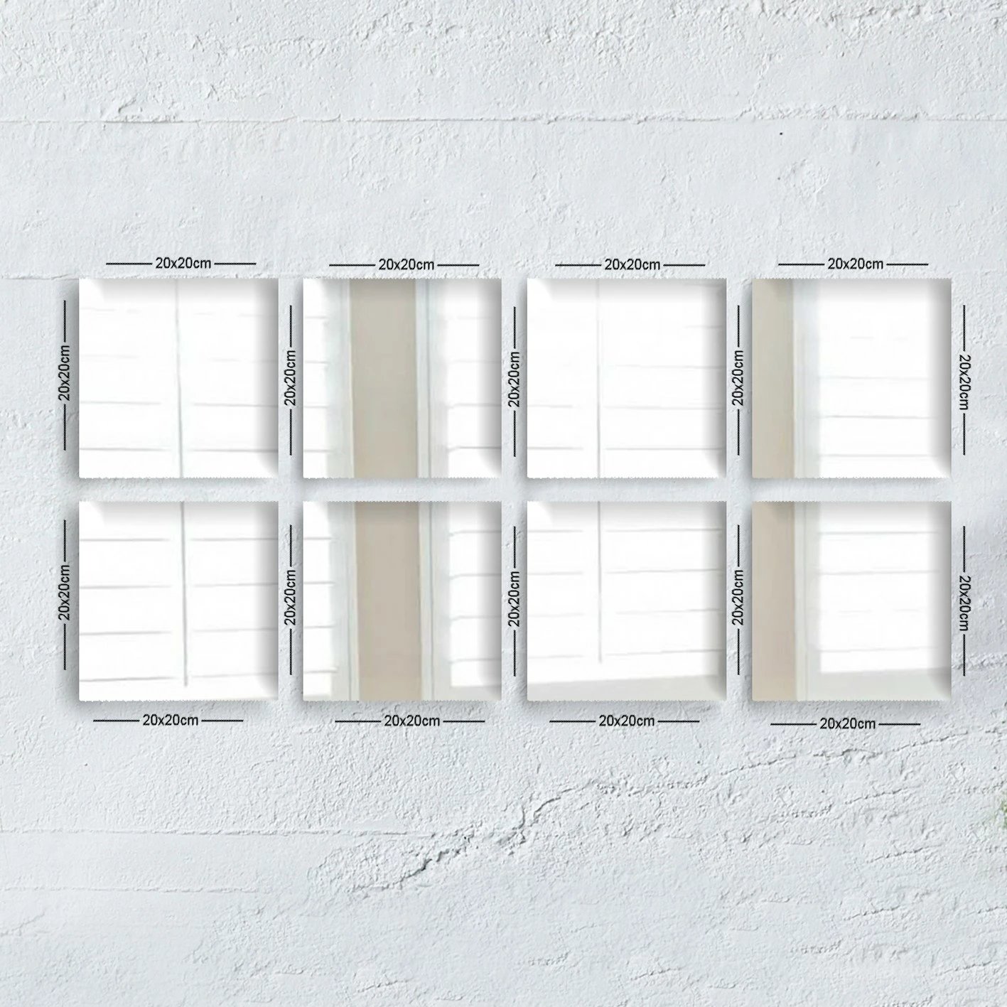 Set pasqyrash (8 copë), Wallity, SETAYNA_013