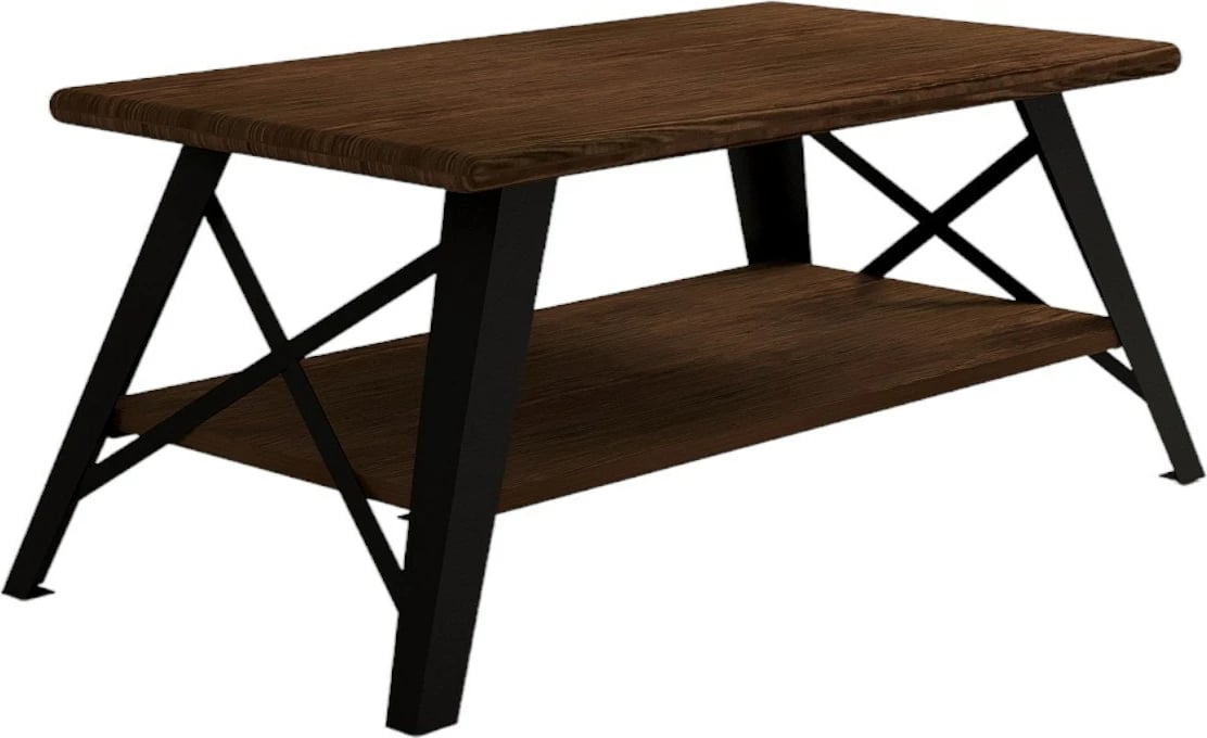 Tavolinë kafeje Skye Decor, konik, ngjyrë arre