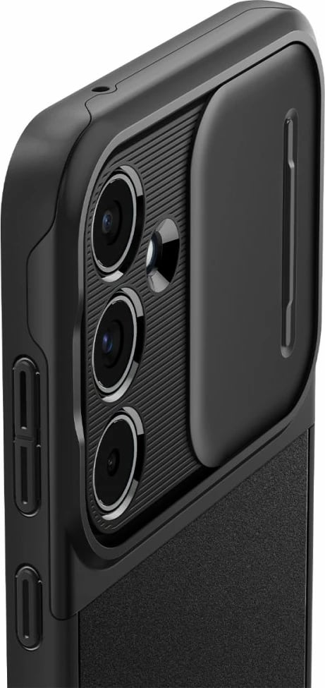Mbështjellës Spigen Optik Armor për Samsung Galaxy A55 5G, i zi