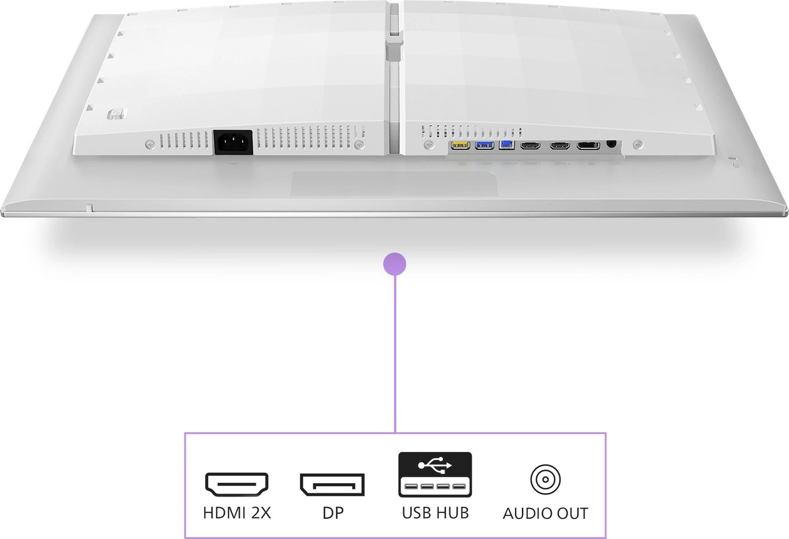 Monitor Philips Evnia 8000 27M2N8500/00, 26.5", QD-OLED, 2560x1440, 360Hz, i bardhë Monitor Philips Evnia 8000 27M2N8500/00, 26.5", QD-OLED, 2560x1440, 360Hz, i bardhë
