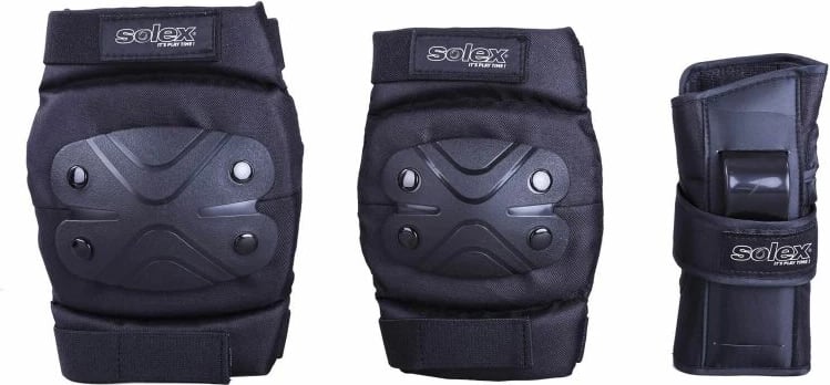 Mbrojtëset dhe jastëkët e gjurit Solex Combo 30068L për sportet rekreative