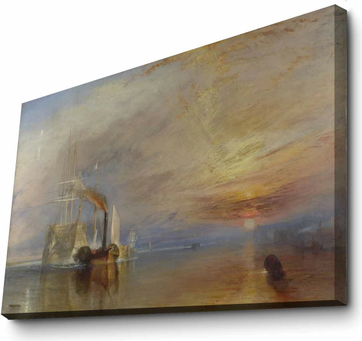 Pikturë dekorative në kanavacë, The Fighting Temeraire, shumëngjyrëshe, 70x100cm