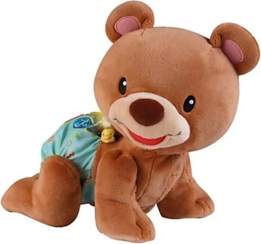 Lodër edukative Crawling Teddy Bear Stomp 60824, Ngjyrë kafe