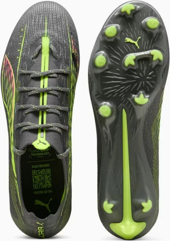 Atlete futbolli për meshkuj Puma, të hirtë