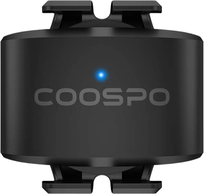 Sensor kadence Coospo BK9C për biçikletë, Bluetooth 5.0 dhe ANT+, i zi