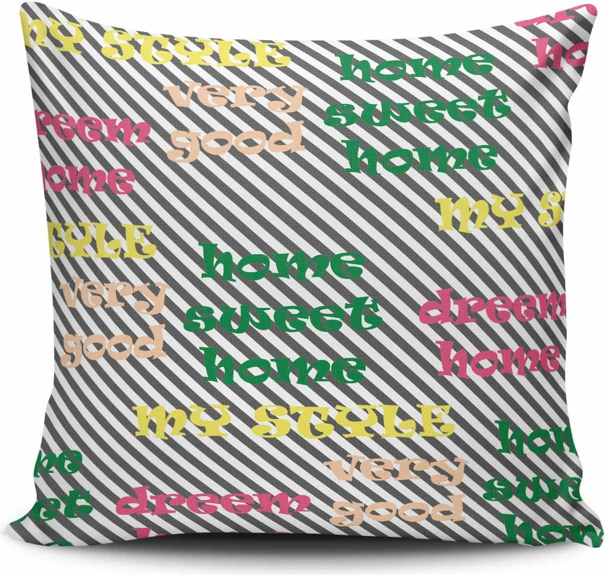 Jastëk Aberto Design, NKRLNT-221, shumëngjyrësh, 43x43cm