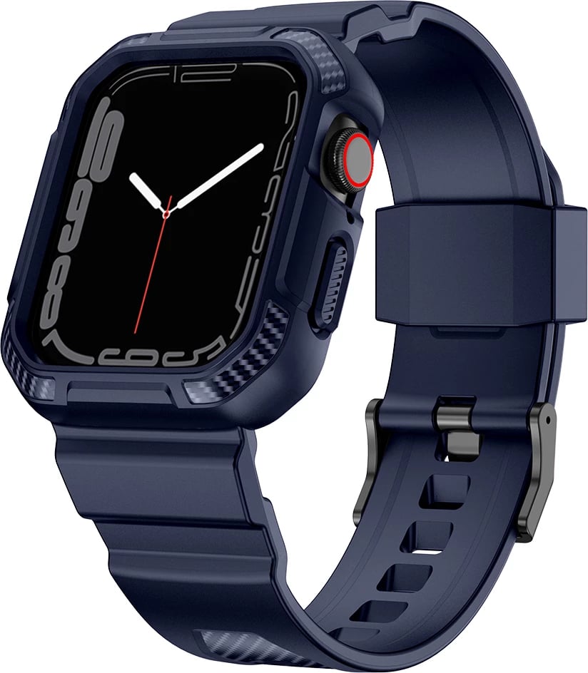 Mbështjellës me rrip Kingxbar CYF106 për Apple Watch 38/40/41mm, Blu