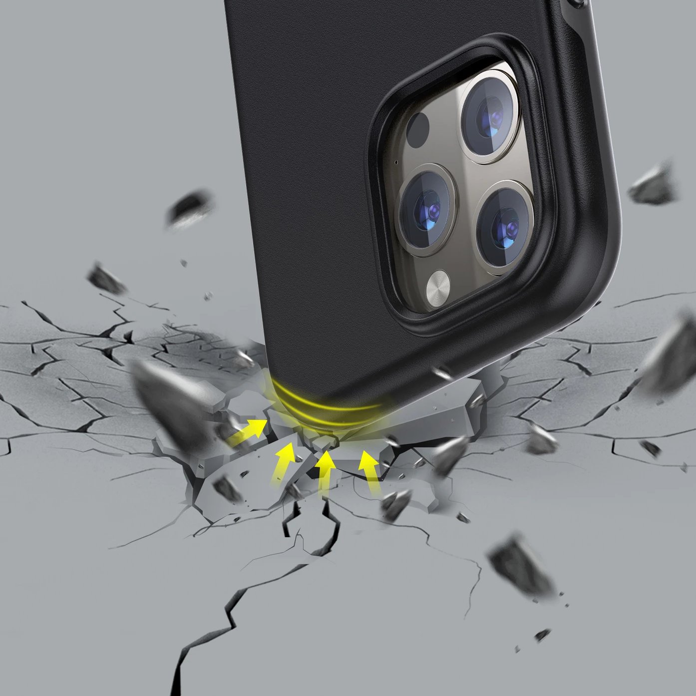 Mbështjellës Choetech PC0114-MFM-BK për iPhone 13 Pro Max, i zi, Made For MagSafe