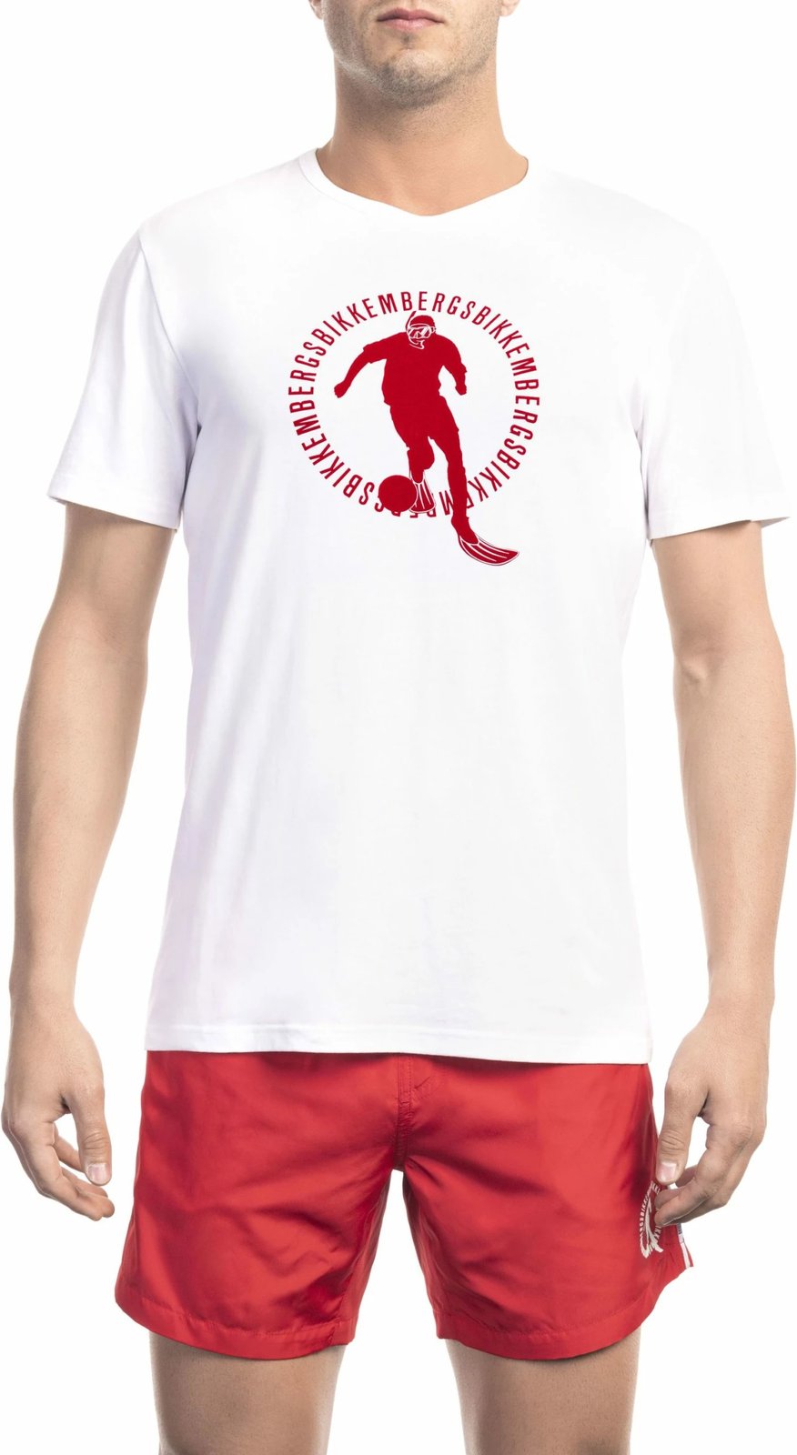 Maicë për meshkuj Bikkembergs, e bardhë