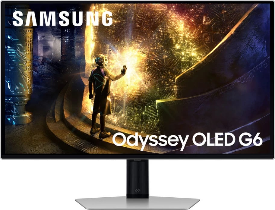 Monitor, Samsung, Odyssey OLED G6 S27DG610SU / LS27DG610SUXEN, 27", Silver/Black