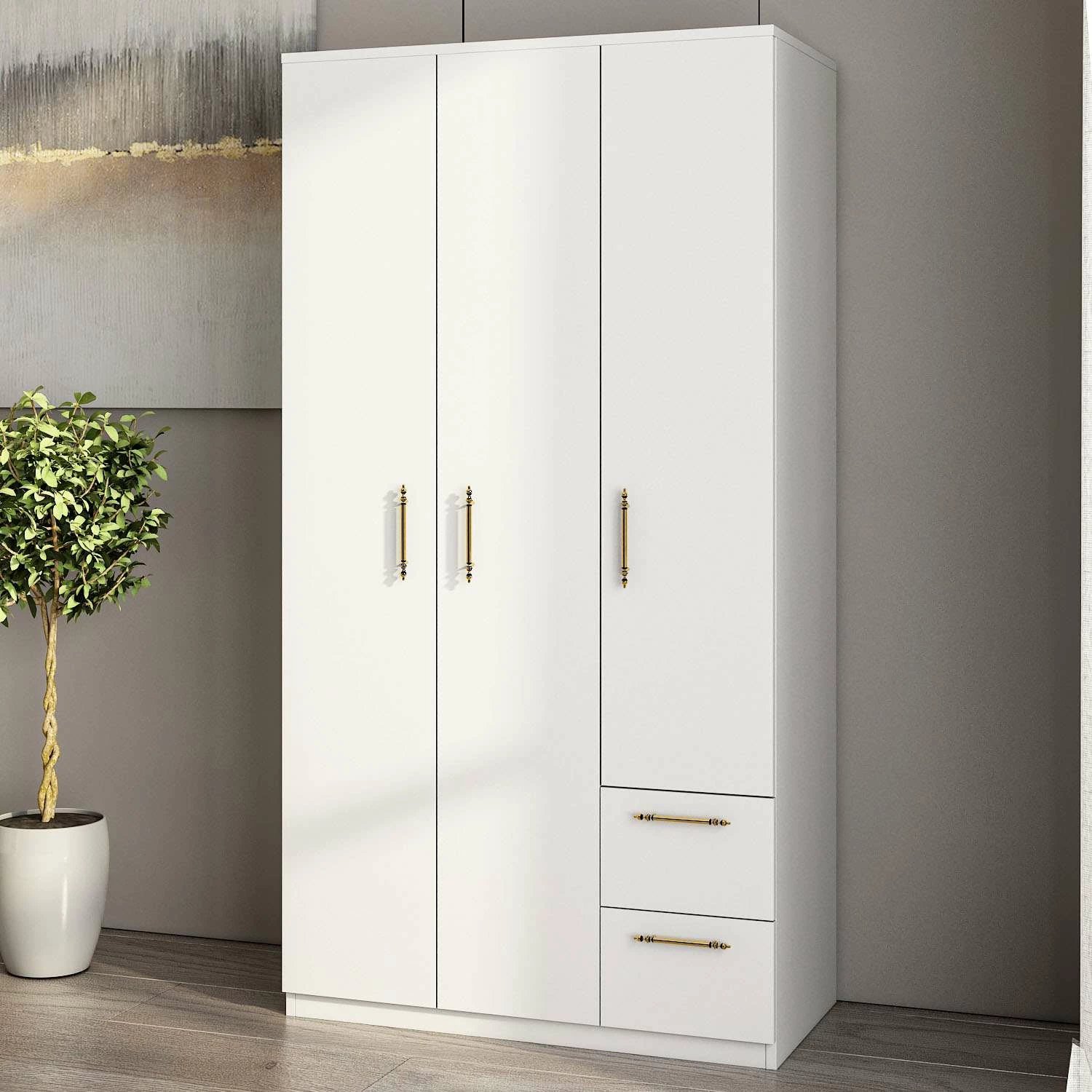 Dollap Skye Decor, ngjyrë e bardhë, Merlin